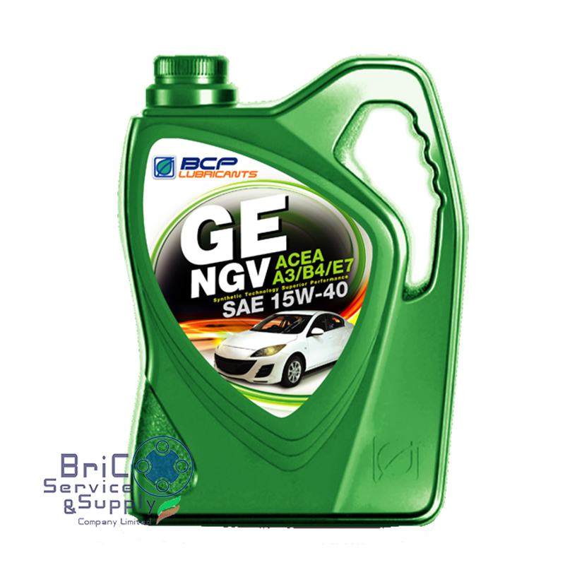 BCP GE NGV 15w-40 ขนาด 4 ลิตร