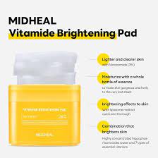 Mediheal Vitamide Brightening Pad 170 ml. 100 แผ่น