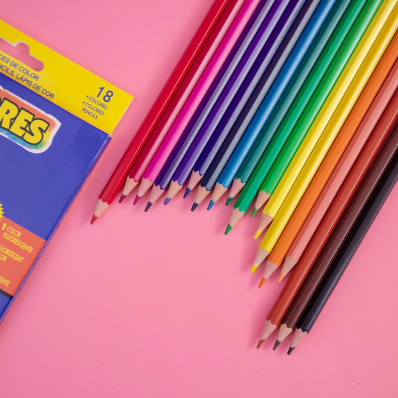 🌈สีไม้ 12/24/36 สี แบบสั้นและยาว Colores ของแท้ 100%✔️ดินสอสีไม้ เครื่องเขียน ดินสอสี ระบายสี