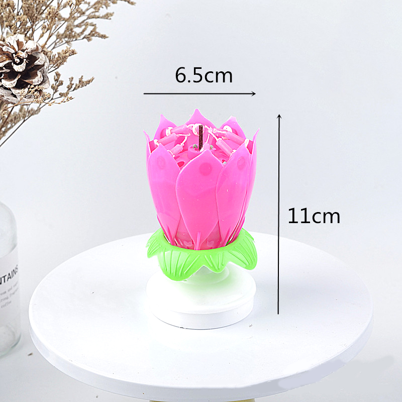 🎉🔥เทียนเซอร์ไพรส์🔥🎉Happy Birthday ดอกไม้บาน มีเสียงเพลง ราคา 16 บาท✔️พร้อมส่ง Ohwowshop วันเกิด รูปทรง สังสรรค์