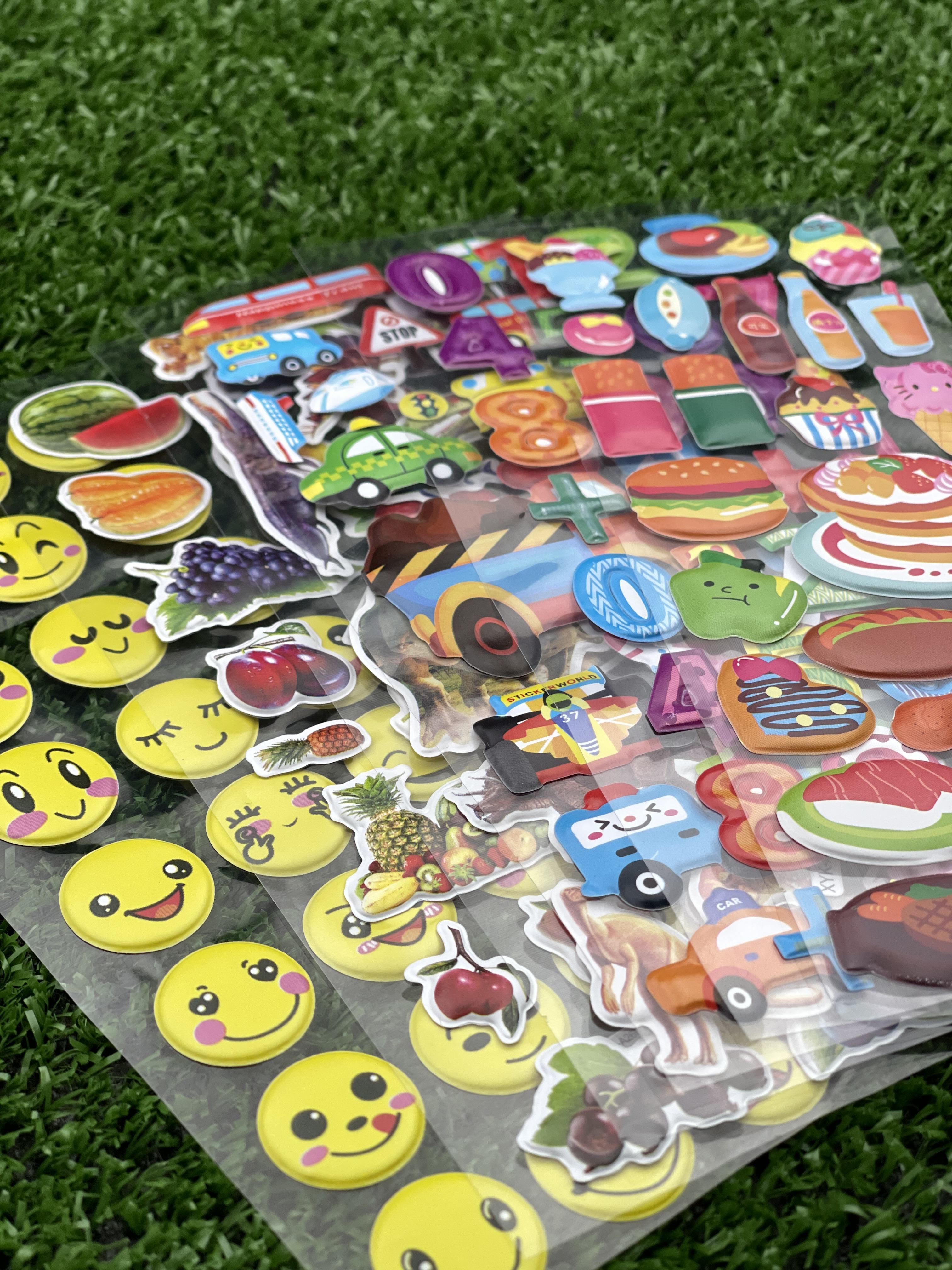 สติ๊กเกอร์นูนชุดรวมลายการ์ตูนสุดฟิน Sticker Sticker3D มีให้เลือกมากกว่า 20 แบบ ✔️พร้อมส่ง (🎲สุ่มลาย) สติกเกอร์การ์ตูน