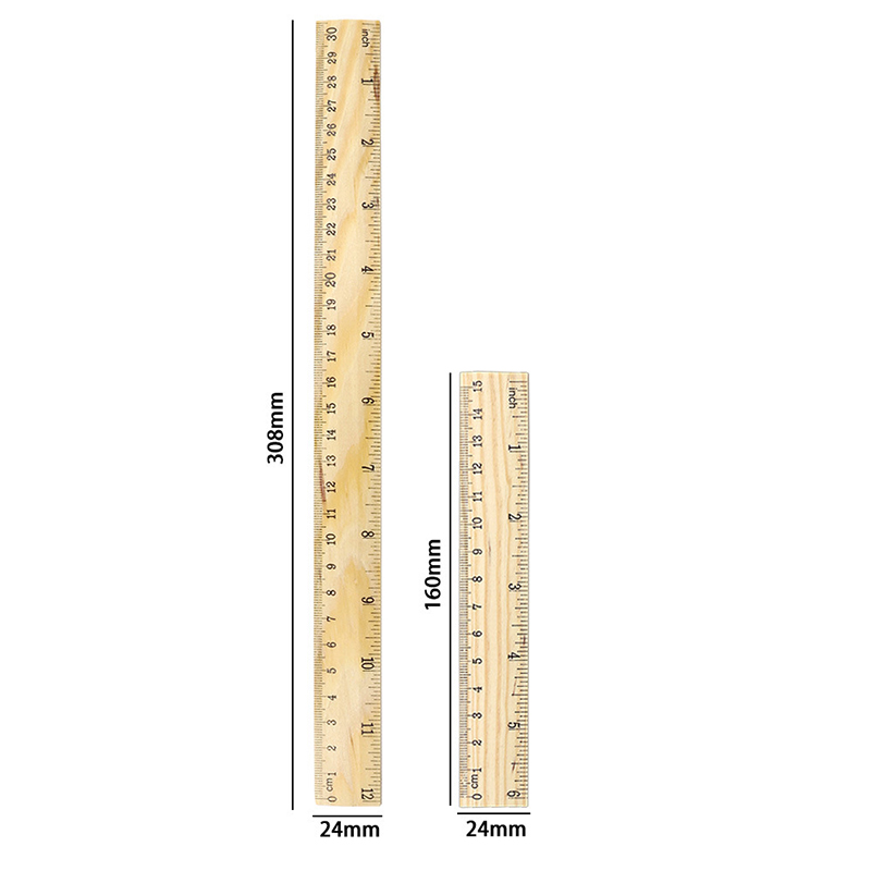 📏⭐ไม้บรรทัดตรงเนื้อไม้⭐15/20 ซม📌เลือกขนาด✔️พร้อมส่งในไทย เครื่องเขียน งานสกรีนสวย คุณภาพดี ทำจากไม้จริง