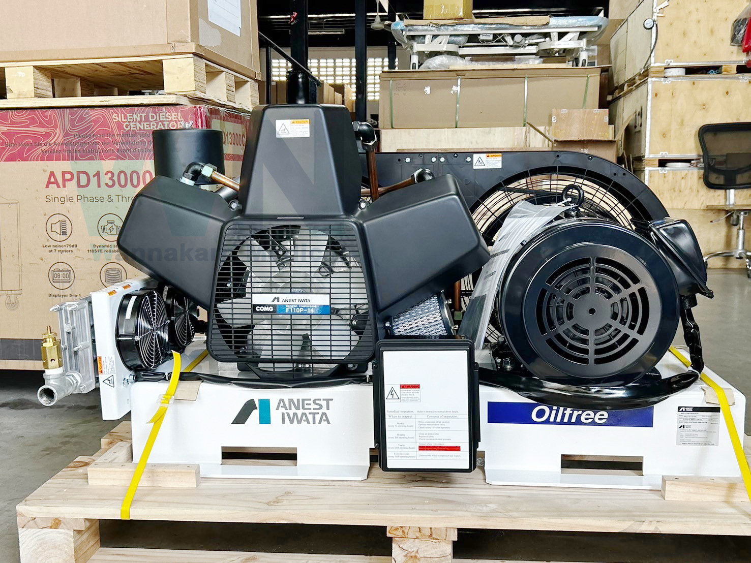 Air Compressor Anest Iwata F110P-14-SA