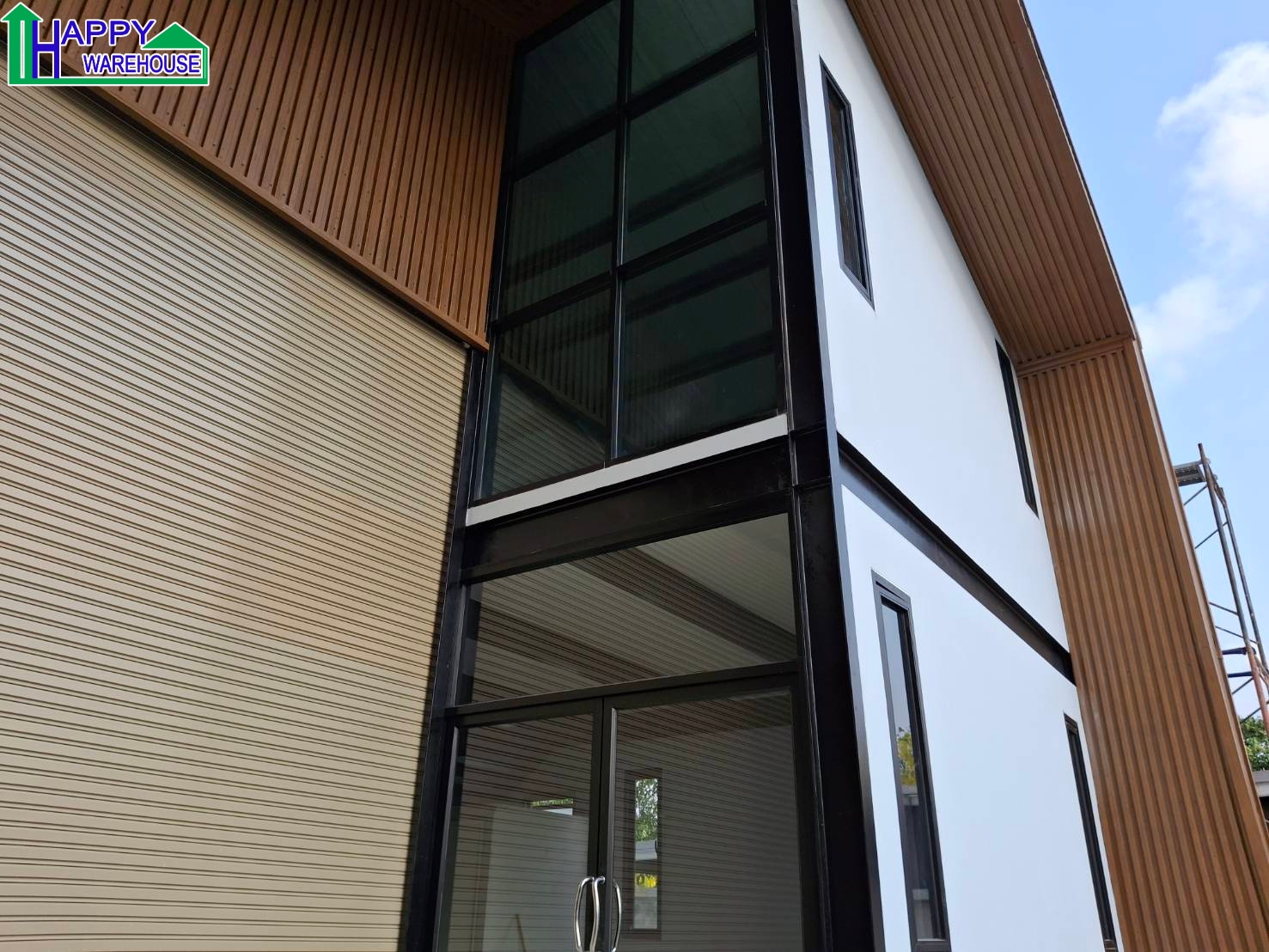 ผลงานก่อสร้างโครงสร้าง HW-H ขนาด 10 x 38 x 6 เมตร (380 ตารางเมตร)ราคา : ฿2,883,412.46 / หลัง