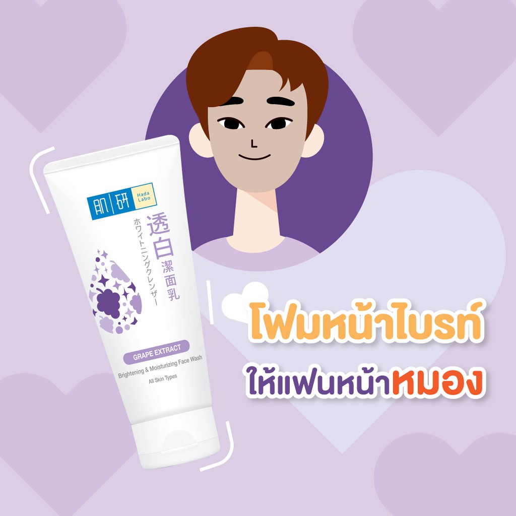 Hada Labo Softening & Whitening Face Wash 100 g.