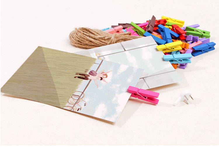 🌈 ตัวหนีบไม้อเนกประสงค์🌈ชุดตัวหนีบ 20 ชิ้น พร้อมเชือก📌เลือกแบบ ราคา 10 บาท✅พร้อมส่ง OHWOWSHOP ไม้หนีบ เชือก หลากสี