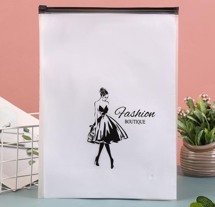 ⭐ซองซิปล๊อคแบบขุ่น ลาย fashion 22x23cm ชิ้นละ 3 บาท ✔️พร้อมส่ง Ohwowshop ซองใส่เครื่องเขียน ซอง เครื่องเขียน กระเป๋า
