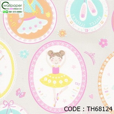 วอลเปเปอร์ติดผนังห้องเด็ก No.TH68124
