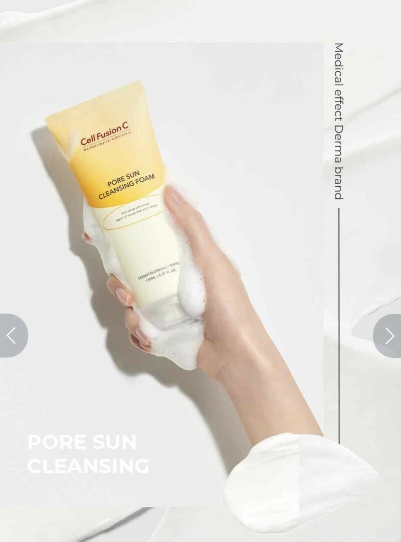 Cell Fusion C Pore Sun Cleansing Foam 150 ml.