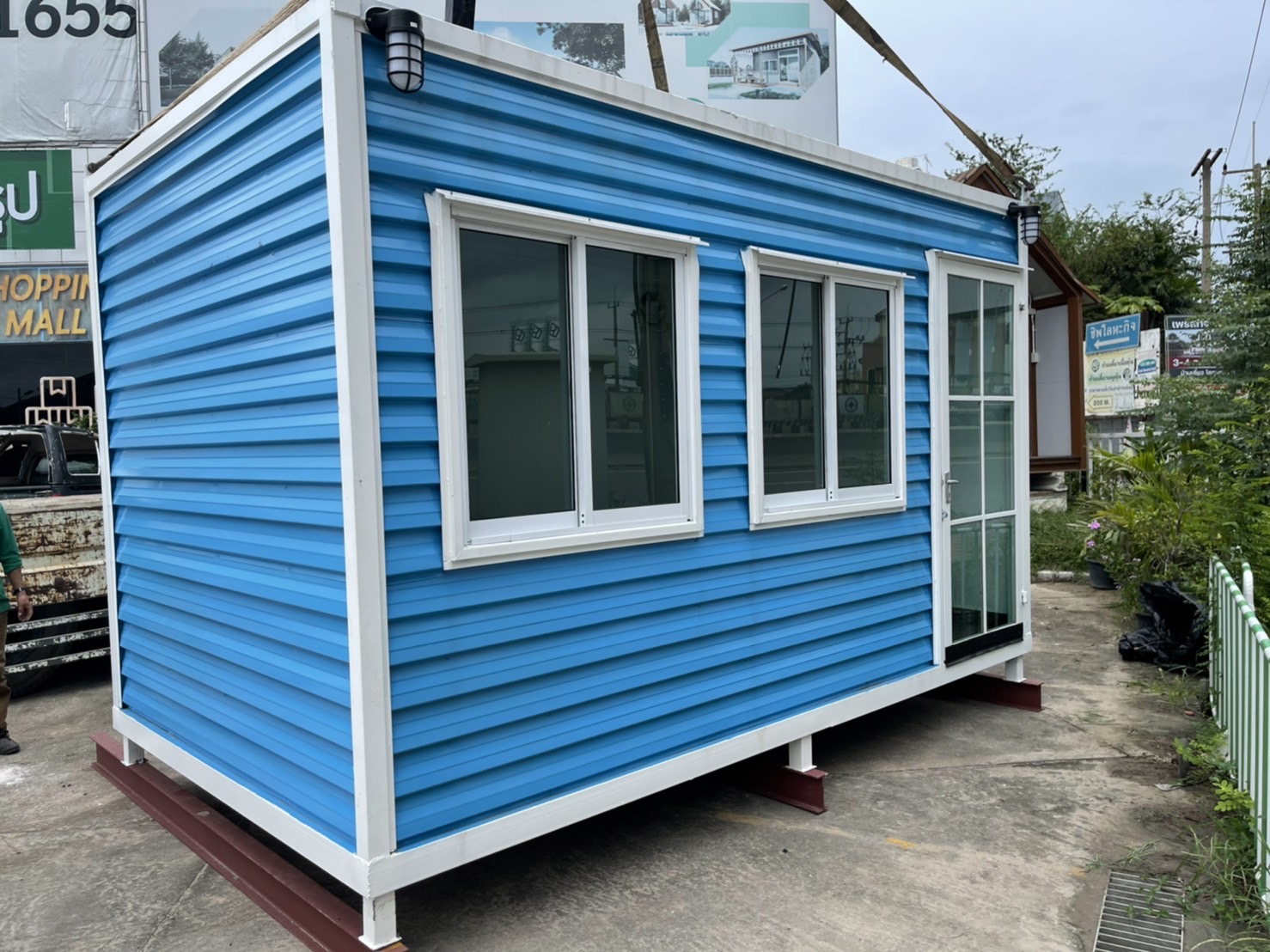 บ้านสำเร็จรูป MB04 ขนาดบ้าน กว้าง 2.5 เมตร ยาว 4 เมตร