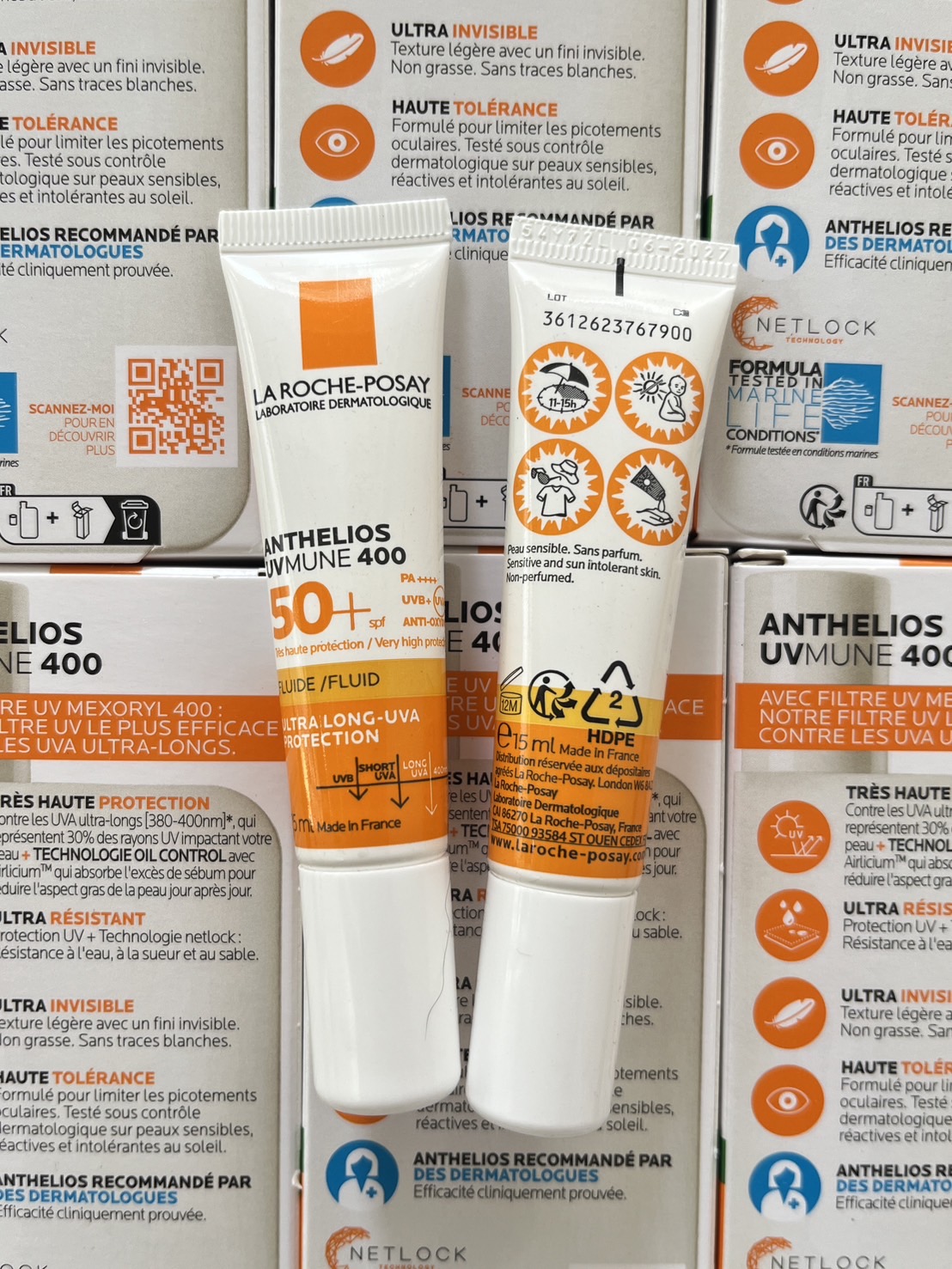 La Roche-Posay Anthelios UVMune 400 Invisible Fluid Fragrance-Free SPF50+ 15 ml.