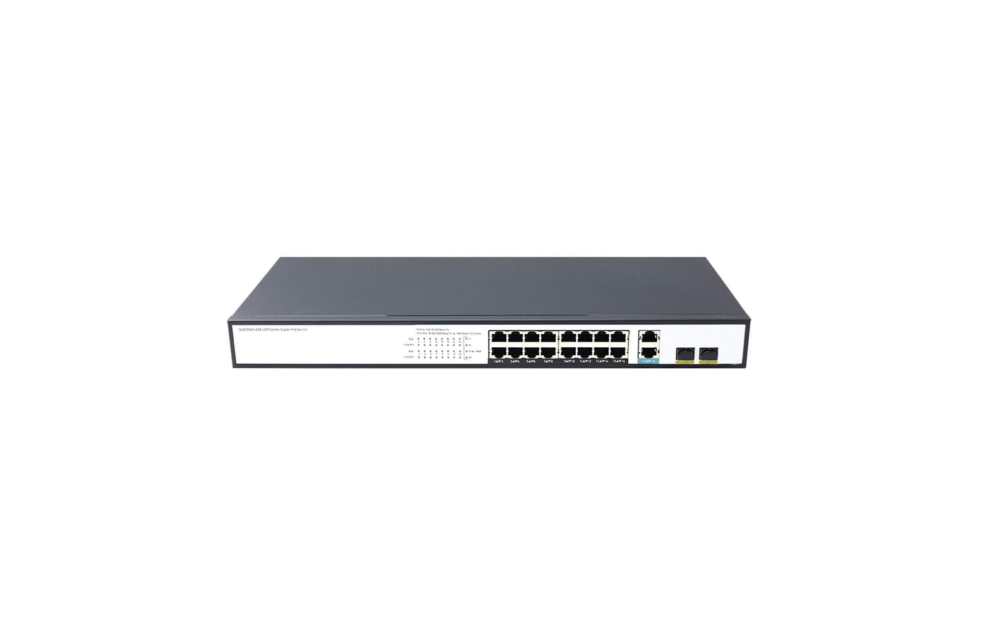 Switch PoE 16 port 10/100/1000BASE-T [Unmanaged]
