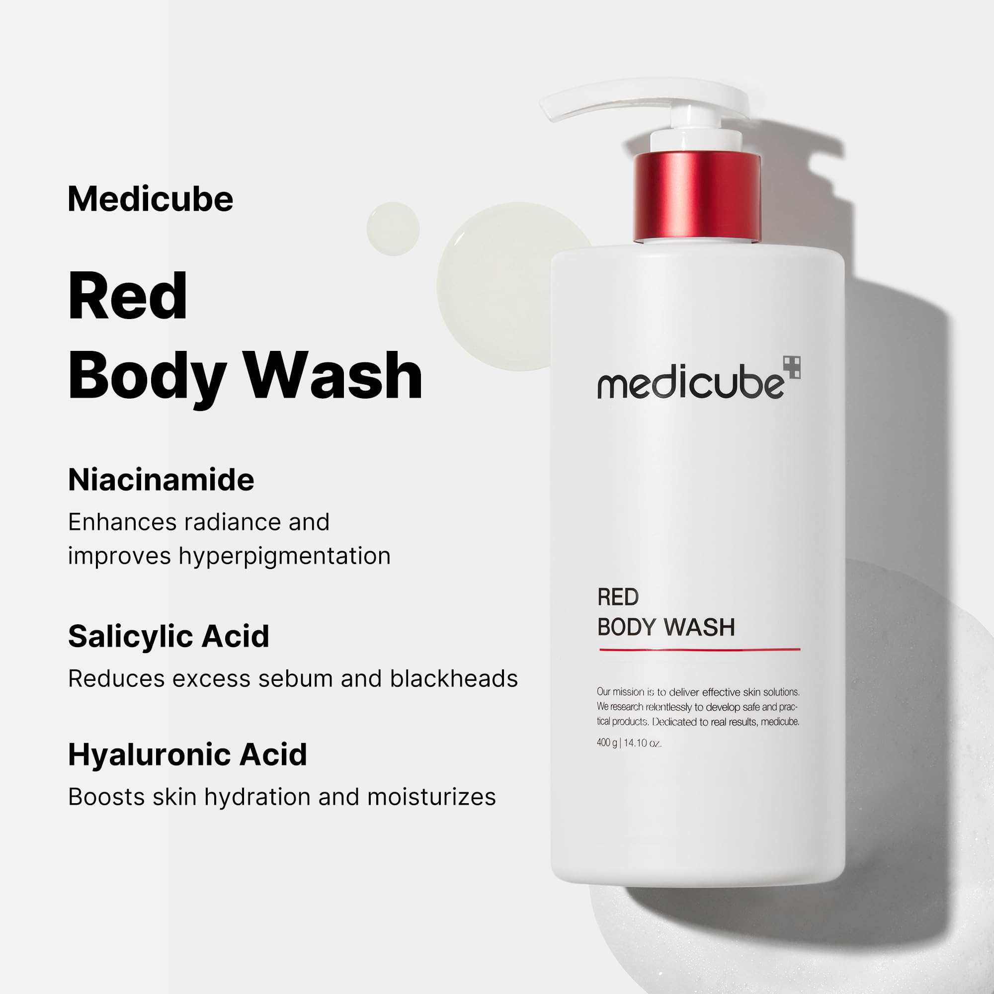 MEDICUBE Red Acne Body Wash 400 g. #EXP. 01/2024