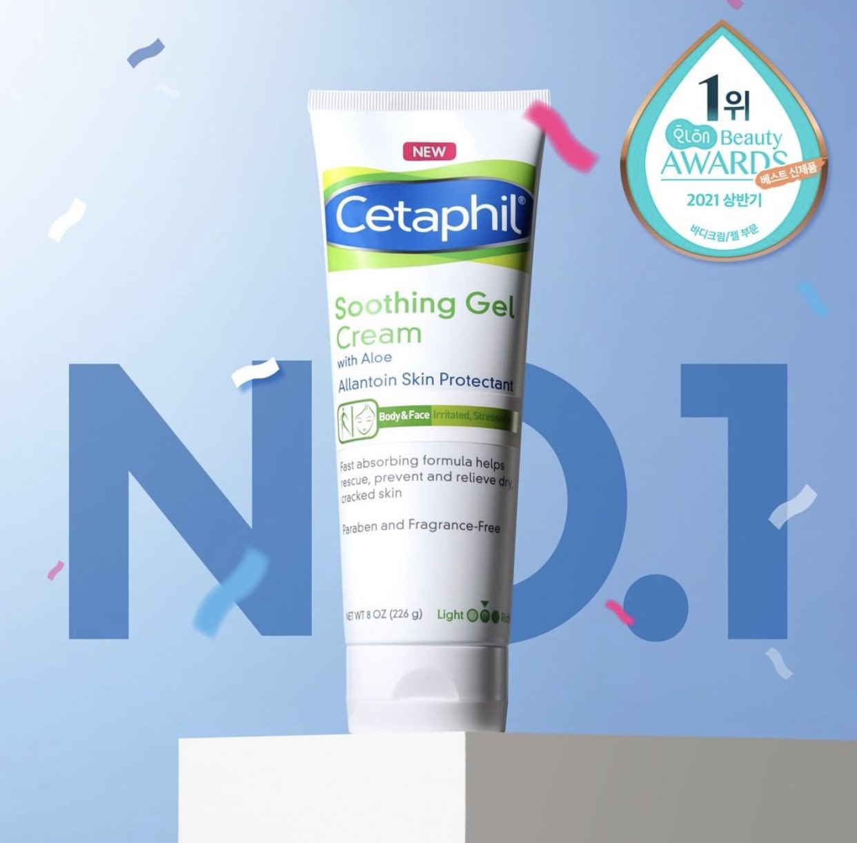 Cetaphil Soothing Gel Cream 226 g.+85 g.
