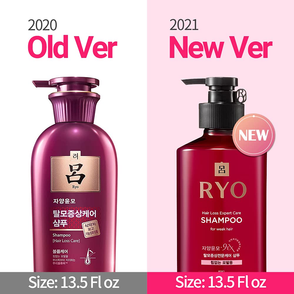 Ryo Hair Loss Care Shampoo for Weak Scalp (Volume Care) 400 ml. สูตรฟื้นฟูรากผม