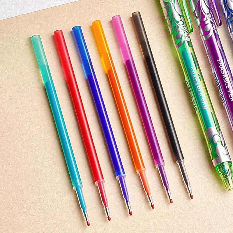🌈ไส้ปากกากดเจลลบได้🌈ไส้หลากสี0.5🧡เขียนลื่นไม่สะดุด📌เลือกสี✅พร้อมส่งในไทย ไส้สี เครื่องเขียน
