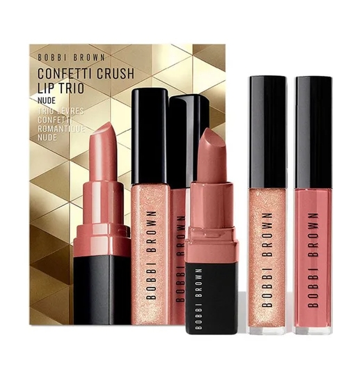 Bobbi Brown Confetti Crush Lip Trio (Set Nude)