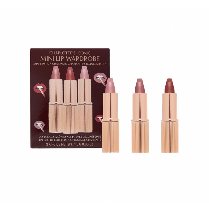Charlotte Tilbury Charlotte's Iconic Mini Lip Wardrobe 3x Poids