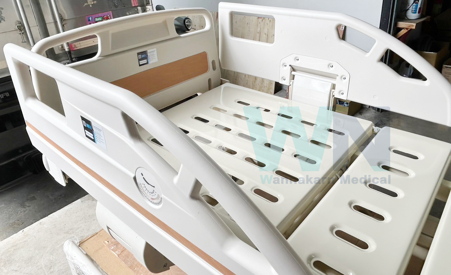 Medical Bed HR-S02 เตียงผู้ป่วย 3 ไกร์ ราวปีกนก