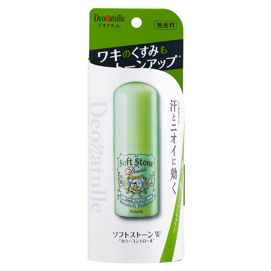 Sara Sara Deonatulle Deodorant Soft Stone Color Control 20 g. (Made in Japan)