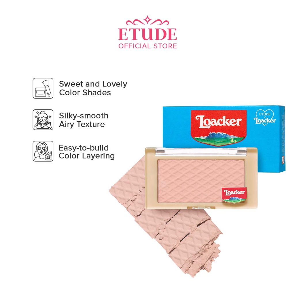 Etude House X Loacker Makeup Collection Blusher #01 Vanilla