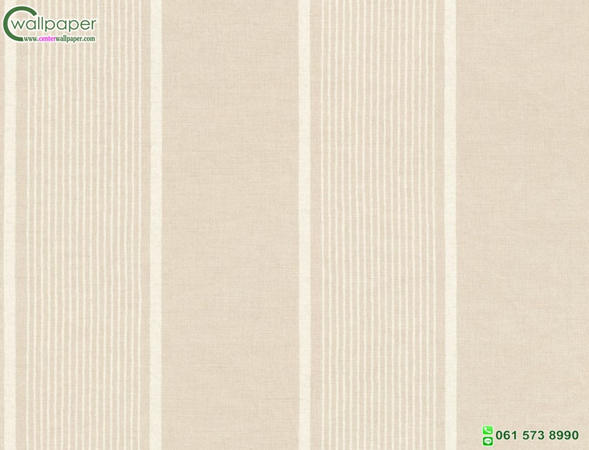 วอลเปเปอร์ติดผนังลายทางสีครีม