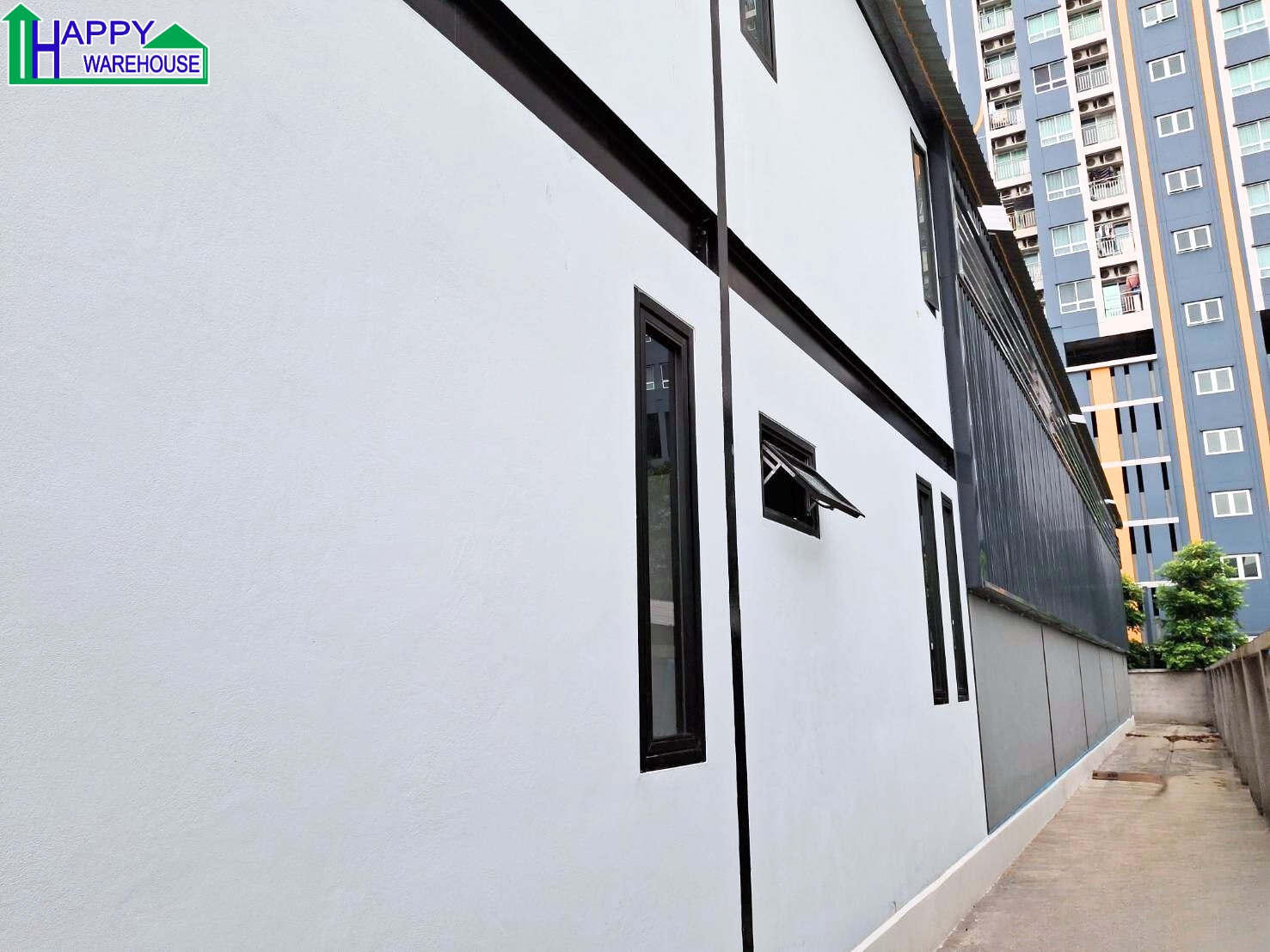 ผลงานก่อสร้างโครงสร้าง HW-H ขนาด 10 x 38 x 6 เมตร (380 ตารางเมตร)ราคา : ฿2,883,412.46 / หลัง