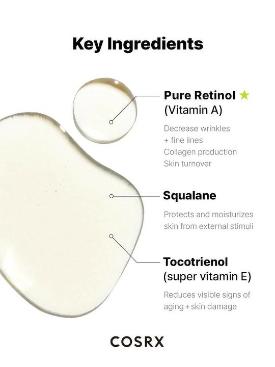 COSRX The Retinol 0.5 Oil Serum 20 ml.