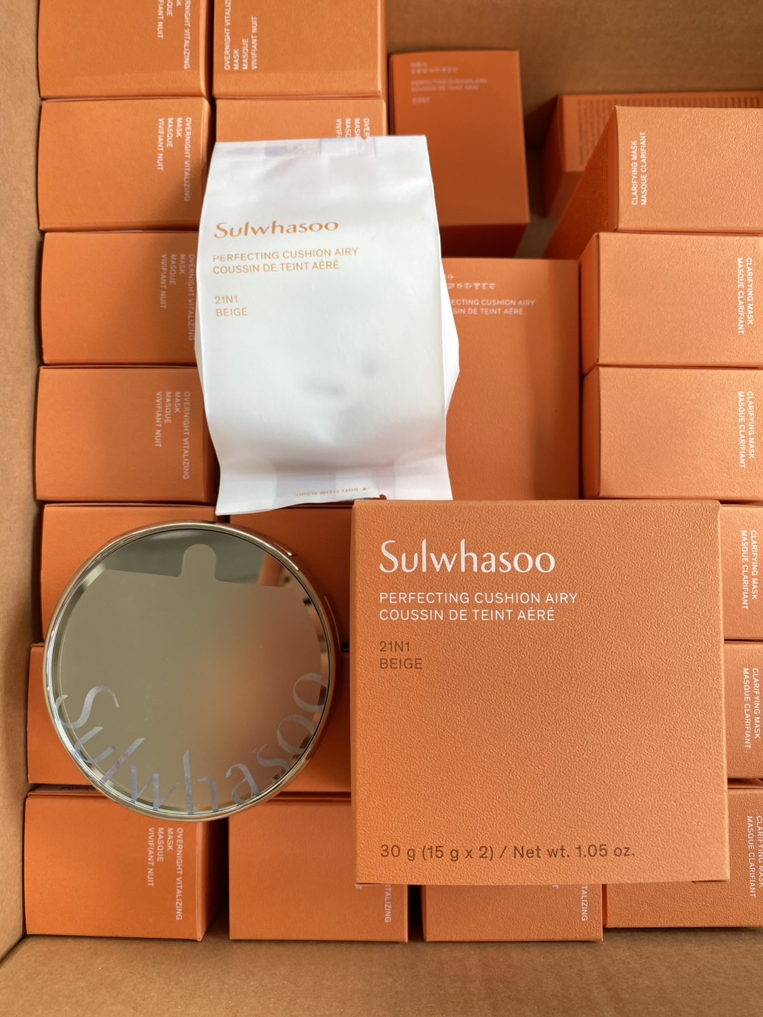 Sulwhasoo Perfecting Cushion Airy 15 g. + Refill #21N1 ผิวขาว