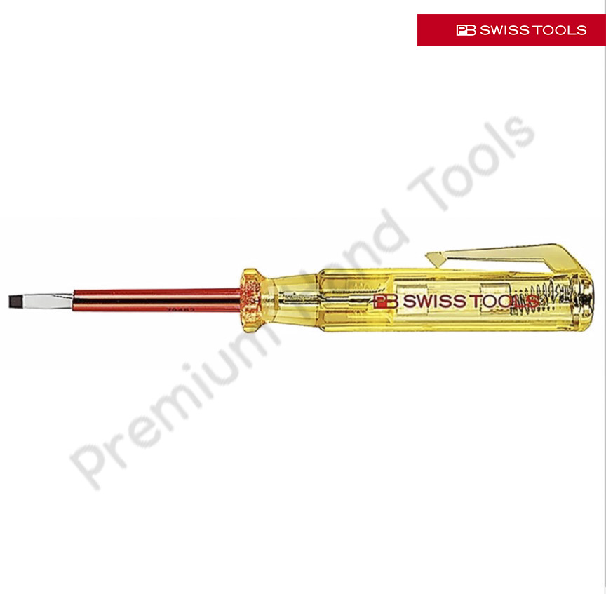 ไขควงลองไฟ PB Swiss Tools รุ่น PB 175.0-50 ปากแบน แกนยาว 50 มม.