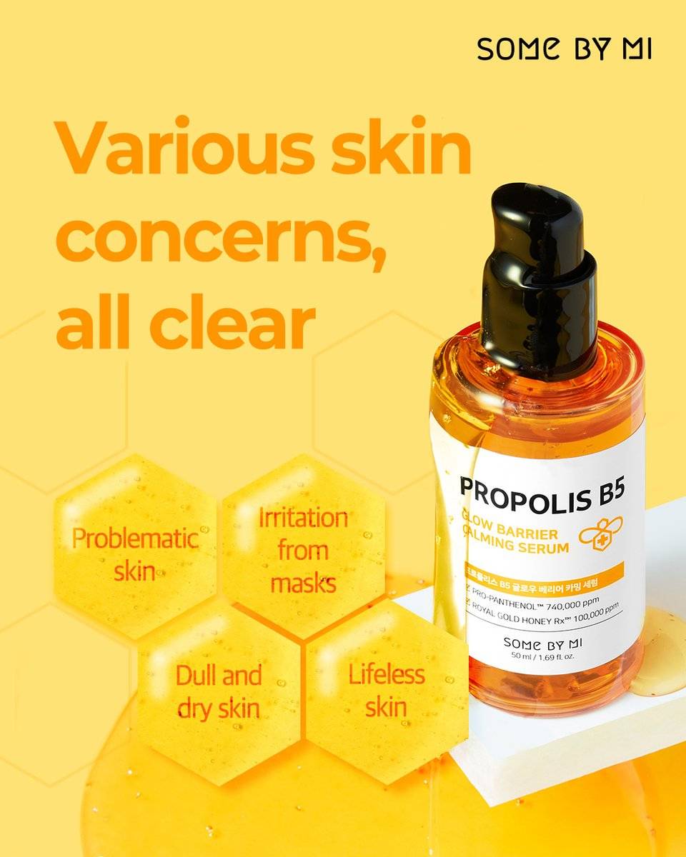 SOME BY MI Propolis B5 Glow Barrier Calming Serum 50 ml.