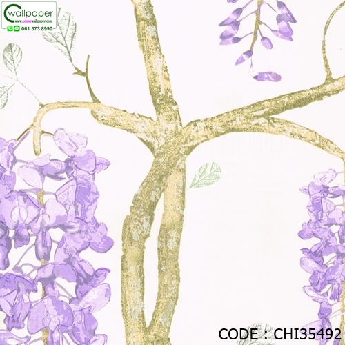 วอลเปเปอร์ติดผนังลายดอกไม้ No.CHI35492