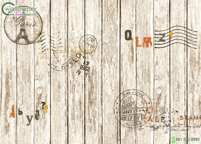 วอลเปเปอร์ติดผนังลายไม้ราคาถูก