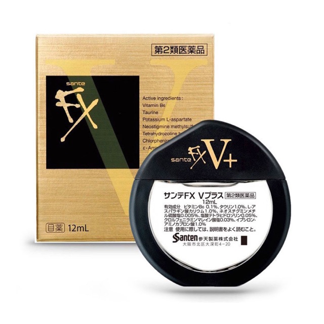 Sante FX V Plus 12 ml. สูตรเย็นระดับ 5 กล่องทอง