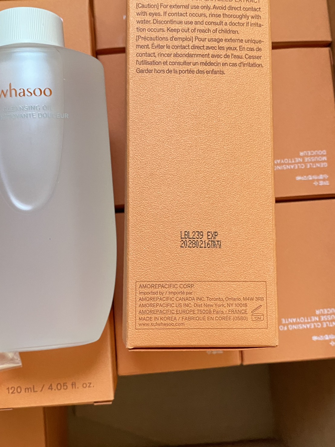 Sulwhasoo Gentle Cleansing Oil 200 ml. (New Package)