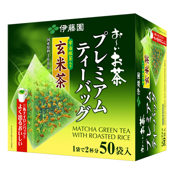 Itoen Premium Green Tea with Roast Rice 1 กล่อง 50 ซอง
