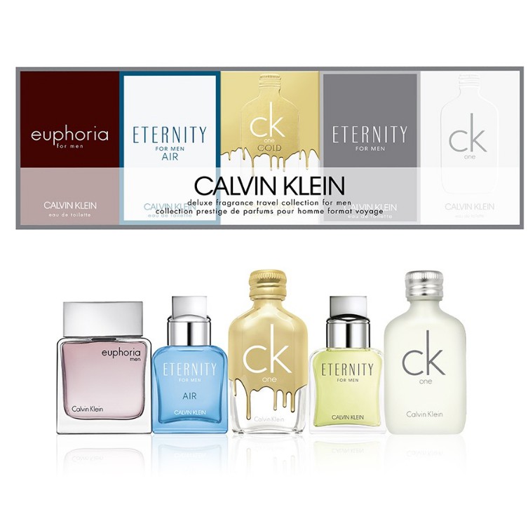 Calvin Klein Deluxe Travel Gift Set for Men 5 Pcs.
