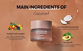 Klavuu Nourishing Care Lip Sleeping Pack 20 g. #Coconut