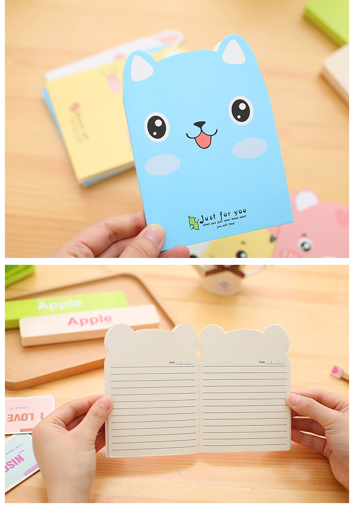 สมุดบันทึกโน๊ตสัตว์ [คละสีคละลาย] เล่มละ 3 บาท Ohwowshop