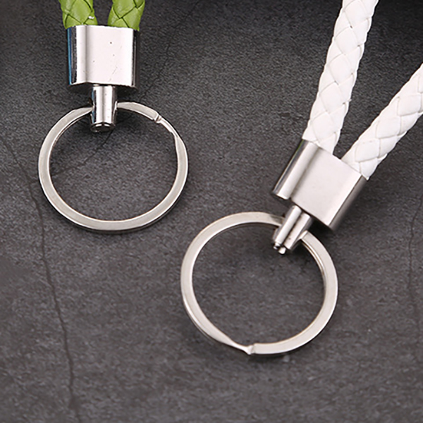 พวงกุญแจสายหนังถัก!! แบบเชือกหนังถัก พวงกุญแจเชือกหนังถักทอ📌เลือกสี แฮนด์เมดถักเชือก สุดเทห์