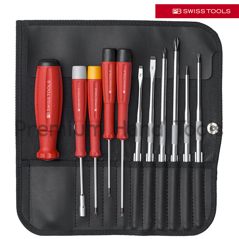 ไขควงชุด PB Swiss Tools รุ่น PB 8220 *NEW VERSION ชุดไขควงไฟฟ้า (11 ตัว/ชุด)