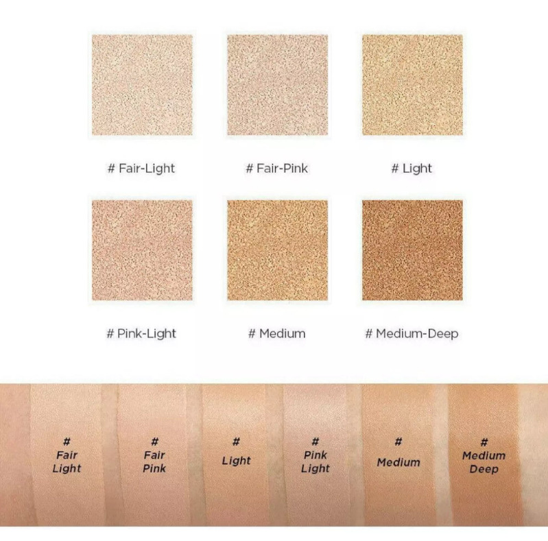 Jung Saem Mool Essential Skin Nuder Long Wear Cushion SPF50+/PA++ #21 Medium ตลับจริง + รีฟิล