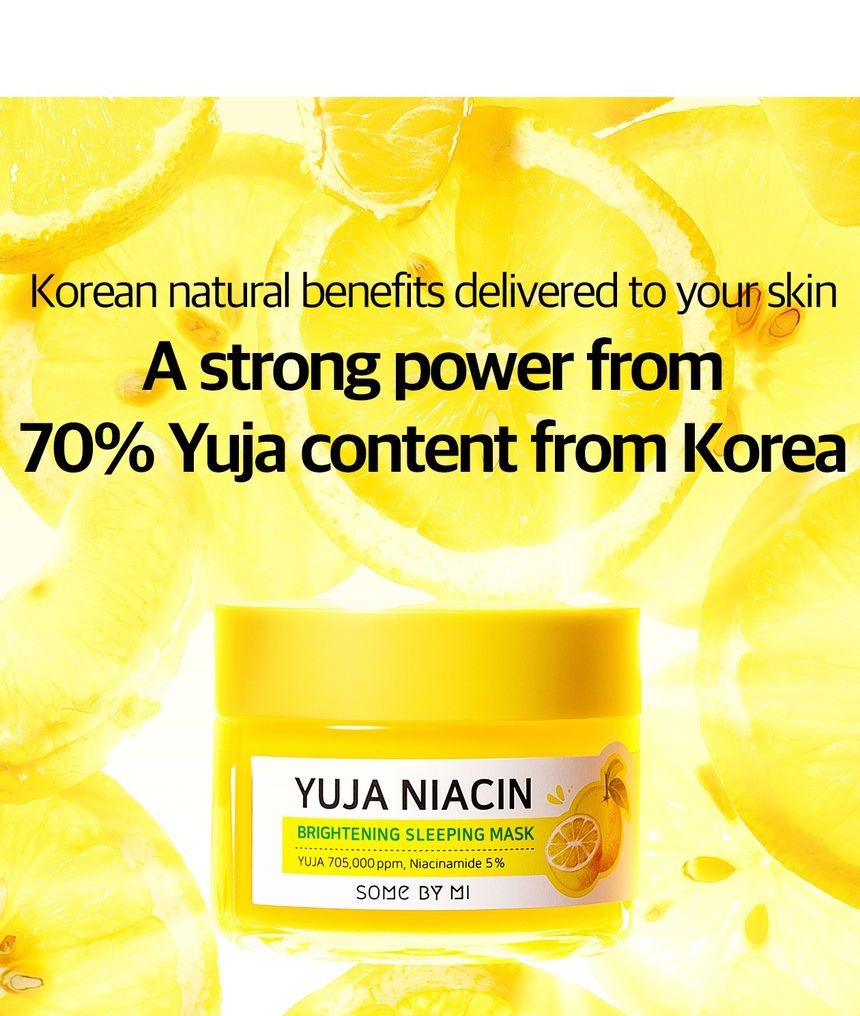 SOME BY MI Yuja Niacin Brightening Sleeping Mask 15 ml.