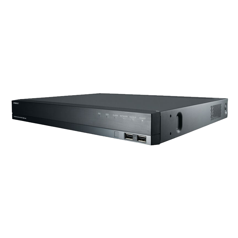 WISENET NVR 16CH 8M H.265 NVR with PoE Switch QRN‐1610S
