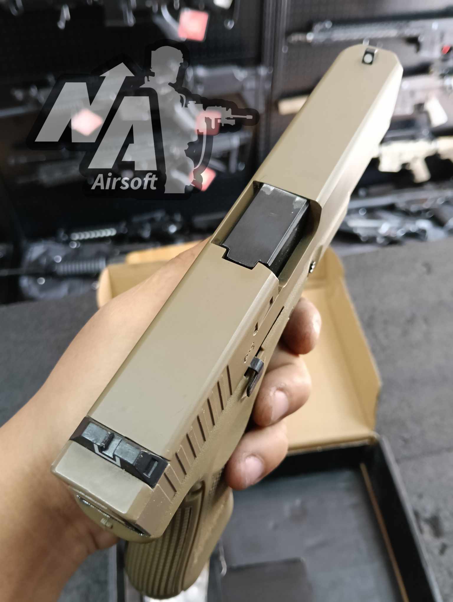 E&C Glock17 gen5 TAN (มือสอง)