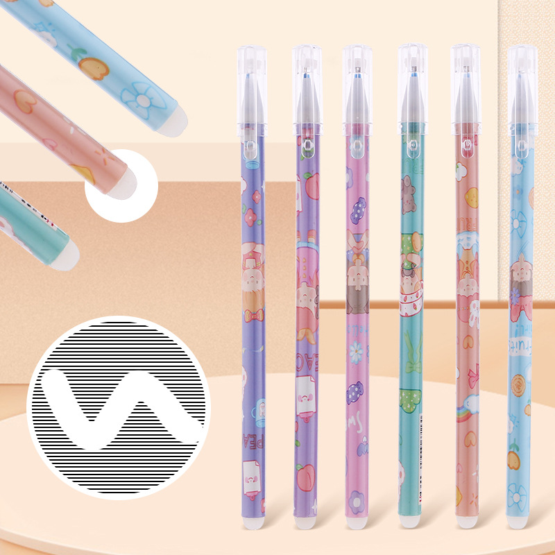 ⭐ปากกาลบได้🌈สาวน้อยตุ๊กตา ไส้สีน้ำเงิน 0.5📌สุ่มคละลาย ด้ามละ 4 บาท✔️พร้อมส่งOhwowshop หลากสี ปากกาเจล เครื่องเขียน