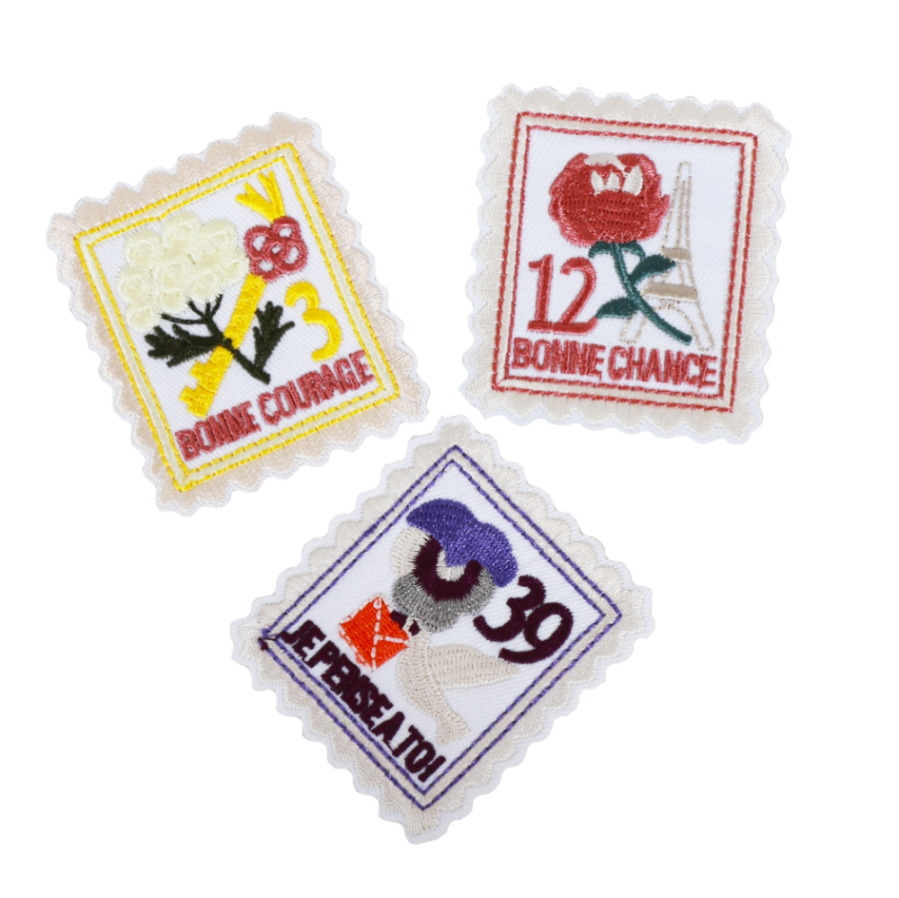 ตัวรีดติดเสื้อแสตมป์สีชมพู