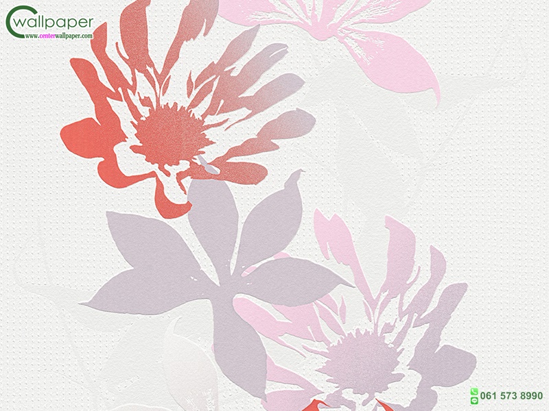 วอลเปเปอร์ลายดอกไม้โมเดิร์น