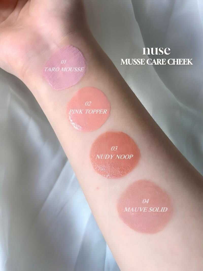 NUSE Mousse Care Cheek 16 ml. #01 Taro Mousse