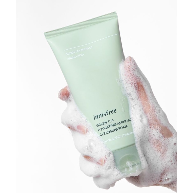 Innisfree Green Tea Hydrating Amino Acid Cleansing Foam 150 g. (New Package 2022)